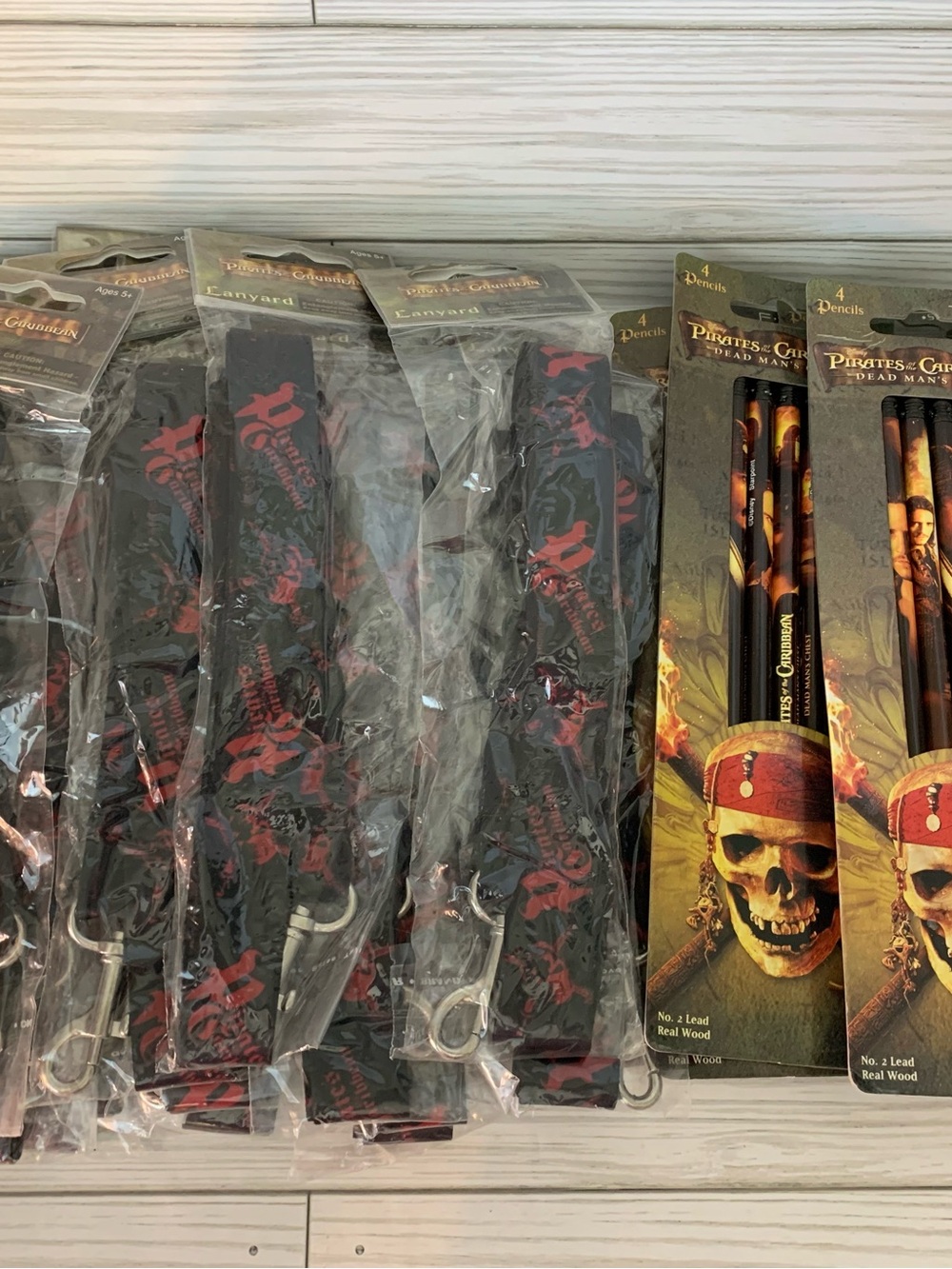 New Pirates of the Caribbean Movie Lanyards Pencils Party Favors